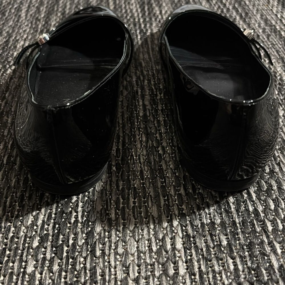 LOUIS VUITTON Patent Uniformes Ballet Flats Black - Picture 9 of 11